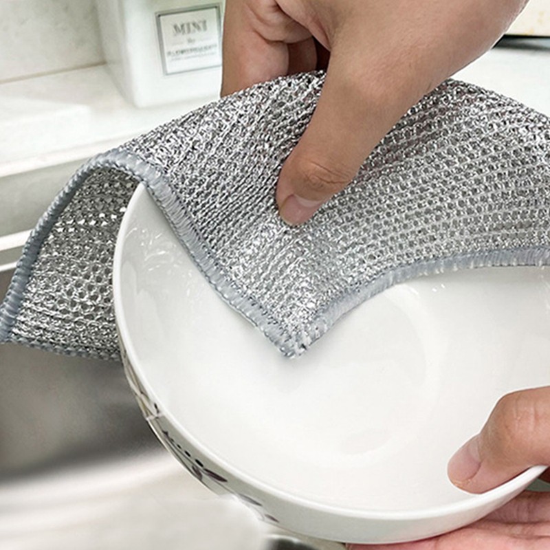 Dish Cloth Supplier - Steel Wire Kitchen Tableware Efficient
