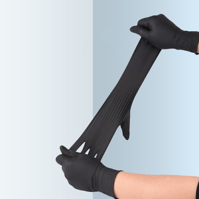 Nitrile Gloves Factory - Black Heavy Duty Disposable