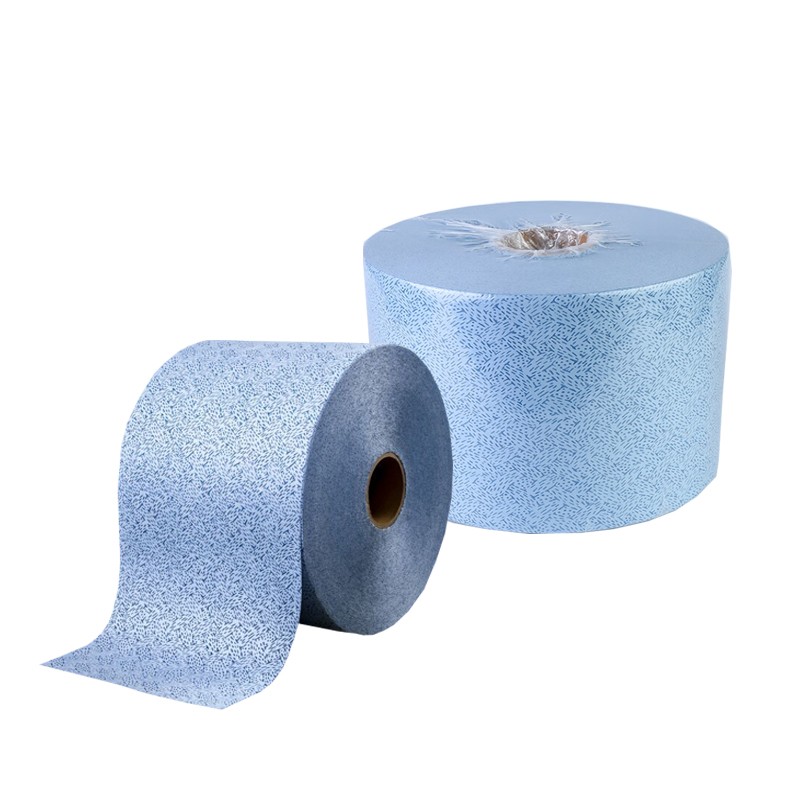 Industrial Wipes Factory - Disposable Lint Free Big Roll Blue
