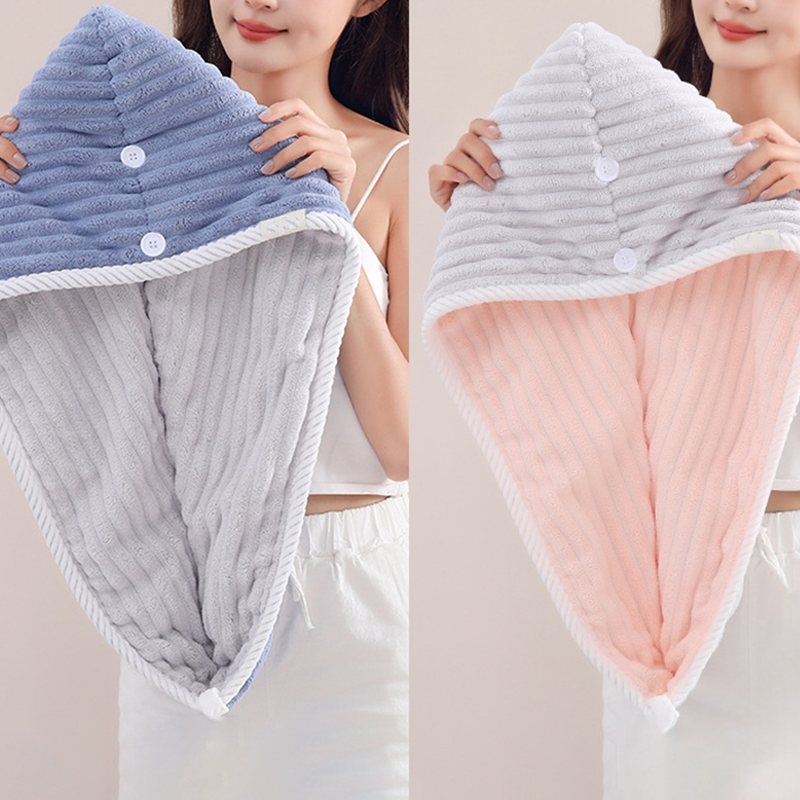 Hair Towel Factory - Super Thick Coral Fleece Water Absorbent