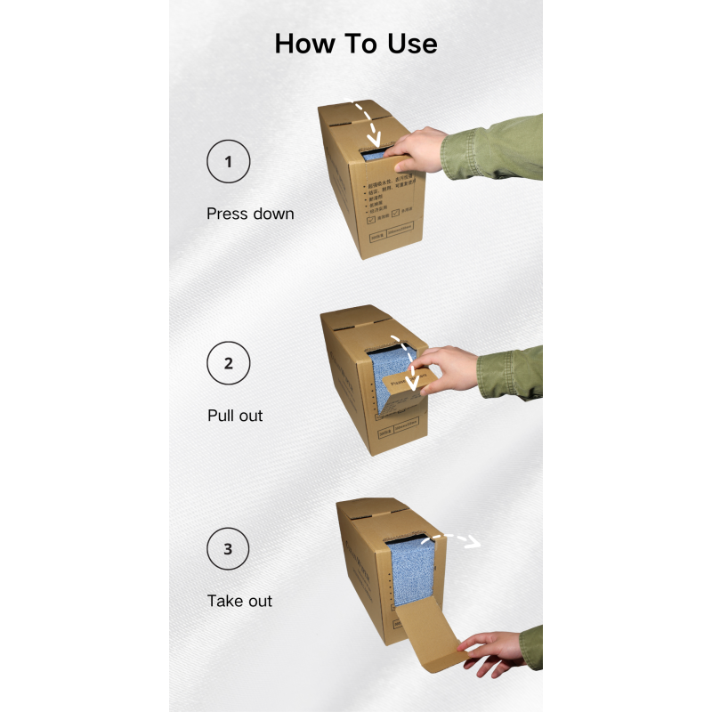 Cleaning Paper Supplier - Anti Static Bark Pattern Rail