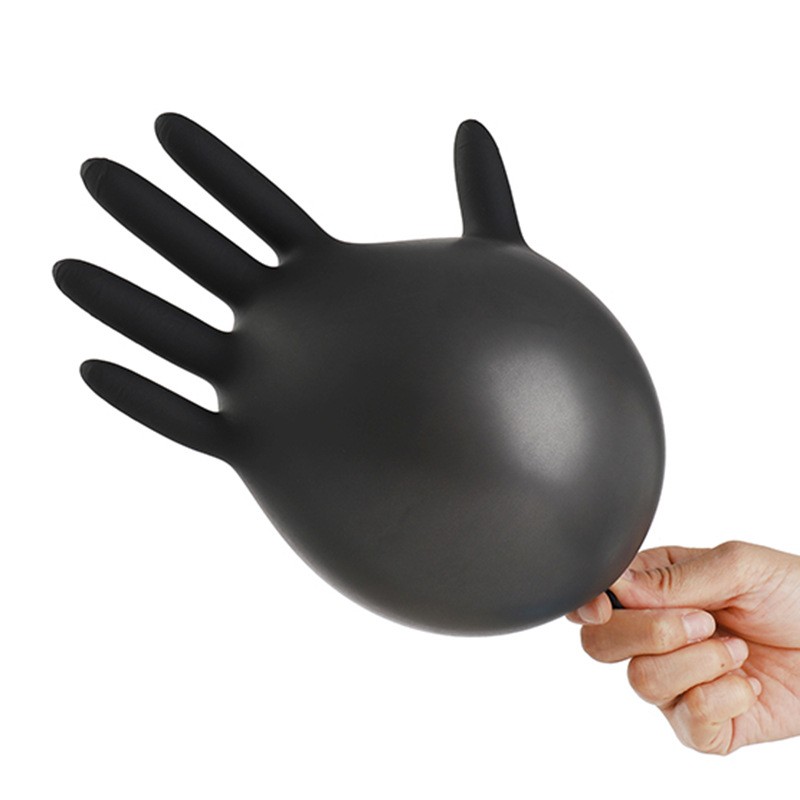 Nitrile Gloves Factory - Black Heavy Duty Disposable