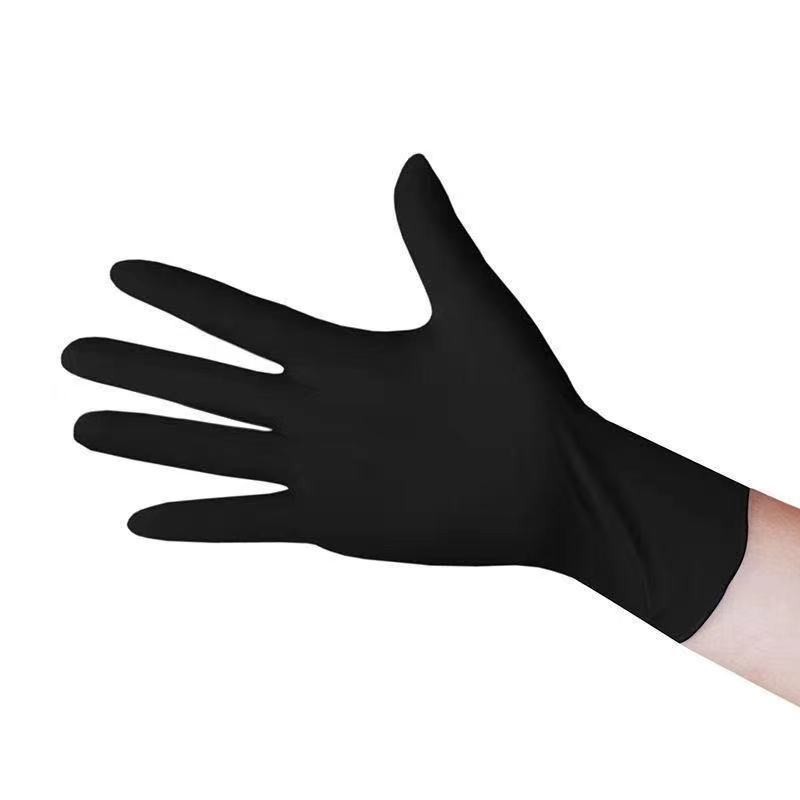 Nitrile Gloves Supplier - Black Vinyl Powder Free Industrial