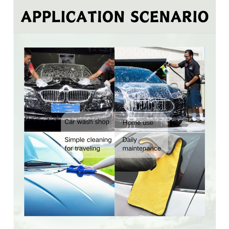 Car Towel Manufacturer - High Quality Double Sided Microfiber