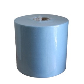 Industrial Wipe Factory - Blue Large Rolls Dust Free Oil