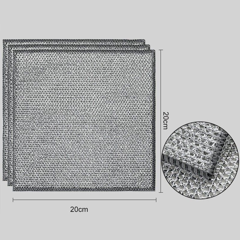 Dish Cloth Supplier - Steel Wire Kitchen Tableware Efficient