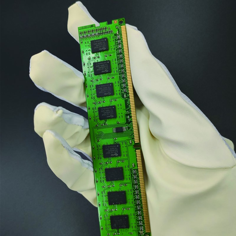 Conductive Gloves Manufacturer - White Nylon Anti Static ESD