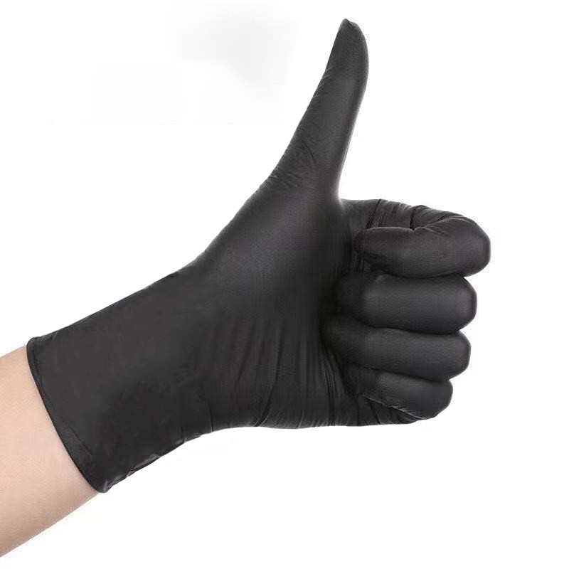 Nitrile Gloves Supplier - Black Vinyl Powder Free Industrial