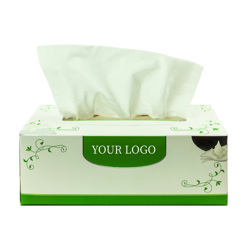 Facial Tissue Manufacturer - Custom Made White Unbleached Box
