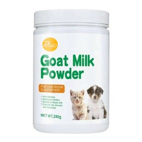 Wholesale Health Care Supplements for Dogs Cats Anti-Diarrhea Pet Goat Milk Powder in Bottles Balanced Nutrition Food Additives