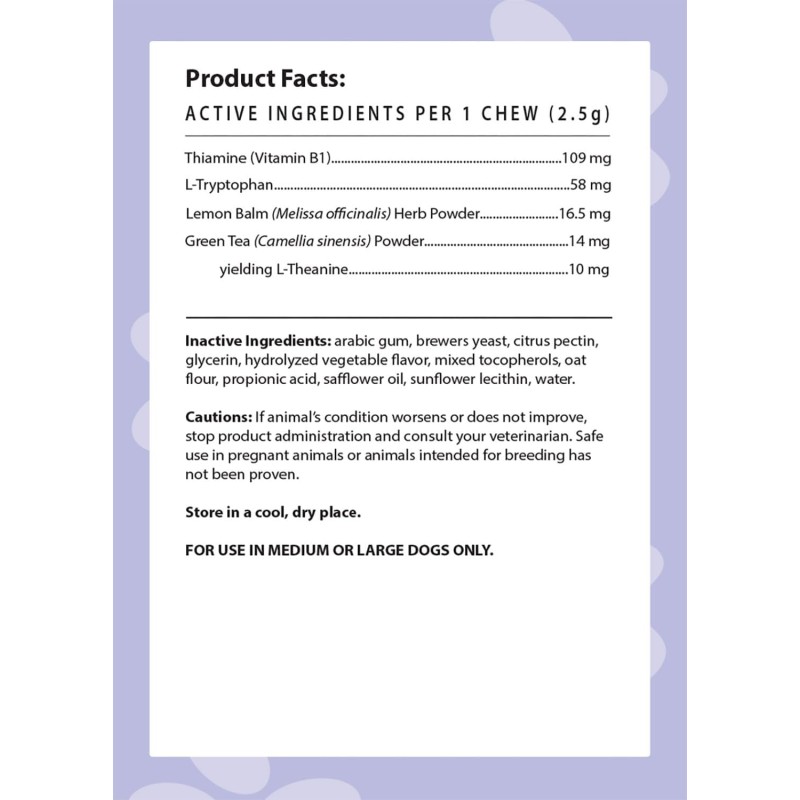 Factory Provided Private Label OEM Chews Organics Natural Calming Treats Soft Chews for Dogs Cats