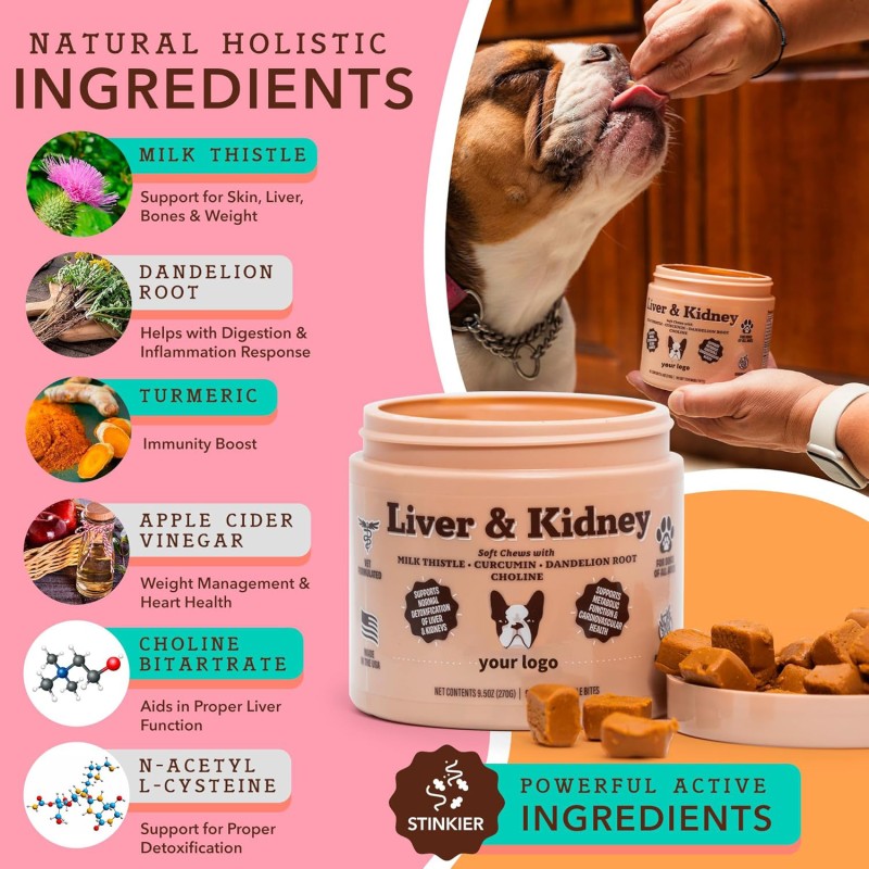 Rapid Healing Hair Regrowth Dog Skin Soother Multi Vitamin Nutritional Supplements