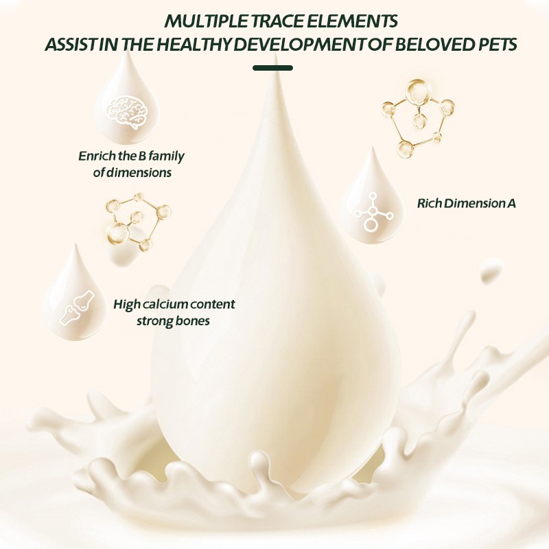 OEM Wholesale Cat Food Comprehensive Healthy Pet Nutritional Supplement Products Pet Goat Milk Powder for Senior Cat and Dog