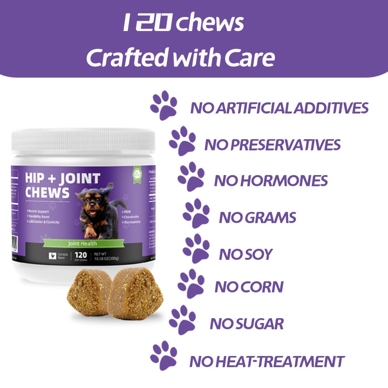 Pet Yuan  Promoting Cross-Border Health Products for Cats Dogs Glucosamine Chondroitin for Hip Joint for Pets Fish