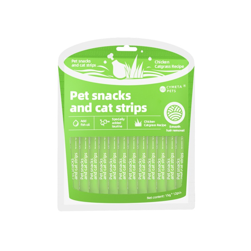 Factory Wholesale High-quality Natural Chicken Formula Pet Cat Strips Snack Wet Food Cat Strips for Cat