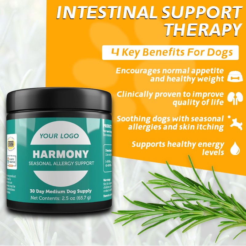 OEM ODM Private Label Pet Health Anti Itch Support Immune Health for Occasional and Seasonal Allergies