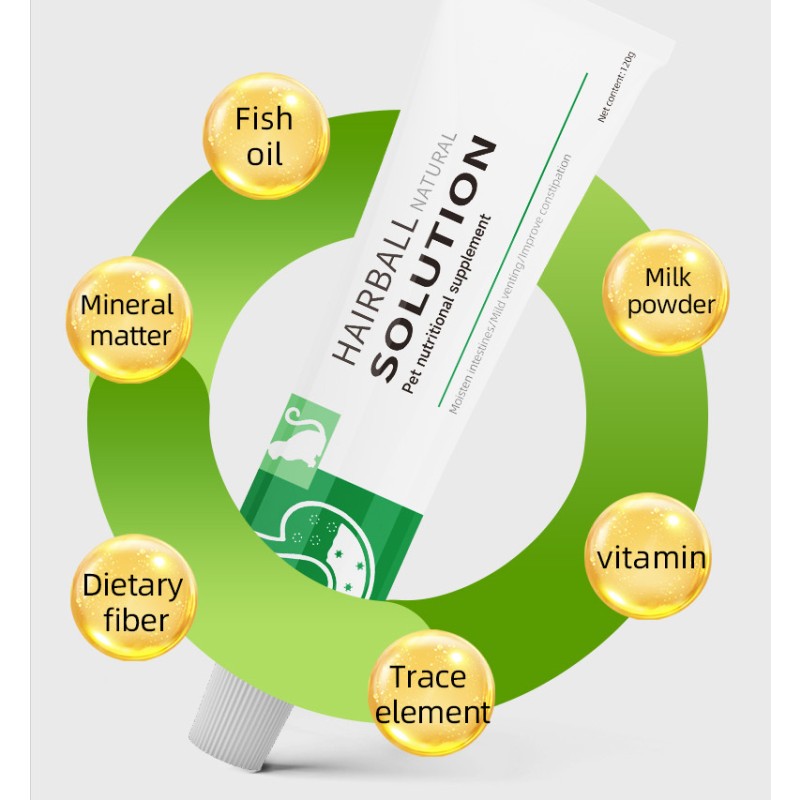 Manufacturer Wholesale 120g Nutritional Hair Cream for Cats Hair Removal Nutrition Supplement Lick Cream