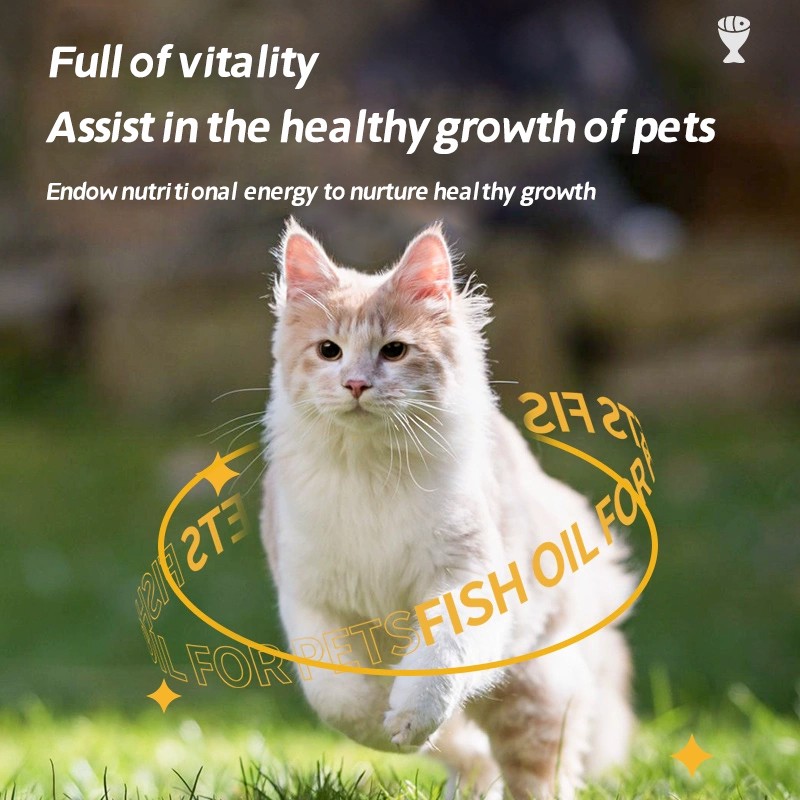 OEM Pet Fish Oil Heart Care Skin and Hair Improvement Omega 3 for Dogs and Cats