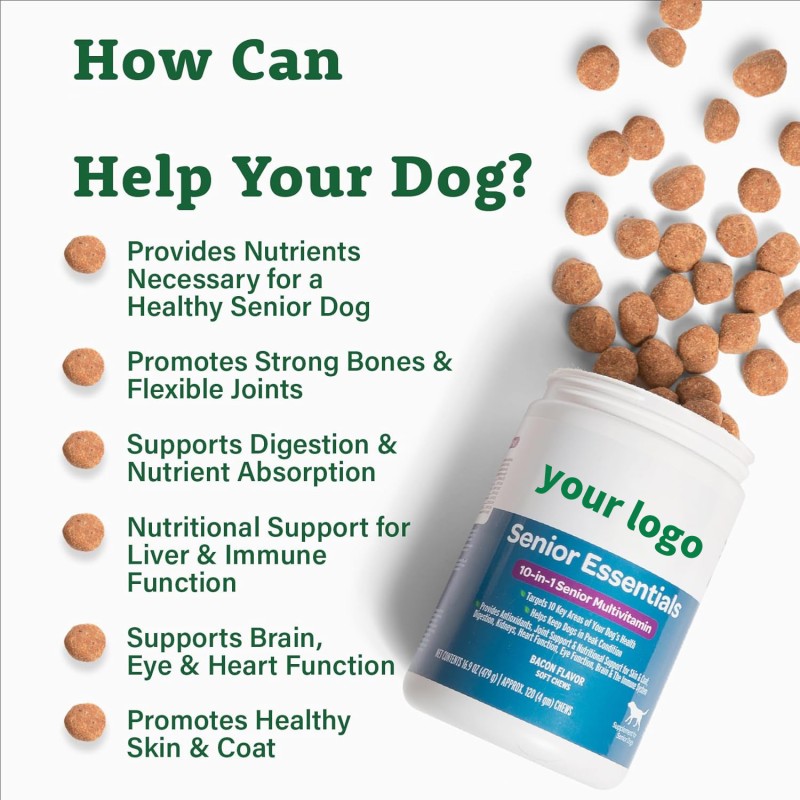 Pet Nutritional Supplements Multivitamin Tablet Vitamin Supplements for Cats Dogs