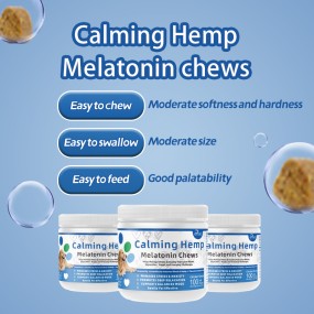 Nutritional Natural Ingredients Multi Stage Pet Calming Chews Aid Sleep Soothe Emotions Meet Nutritional Needs
