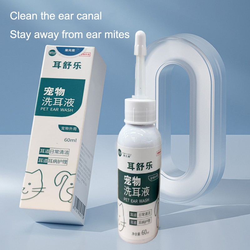 Hot Sale Effective Ear Wash Drops Dog and Cat Grooming Treats Ear Infections and Cleans Ears From Mites