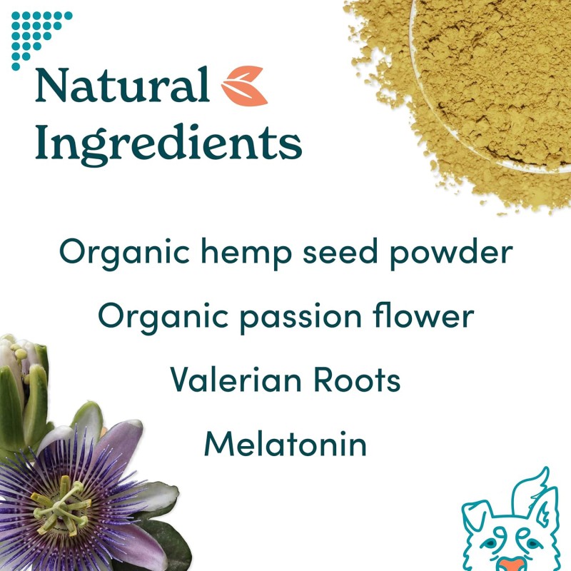 Custom OEM Fast-Acting Pet Calming Supplement Natural Ingredients Anxiety Relief Chews for Dogs Cats