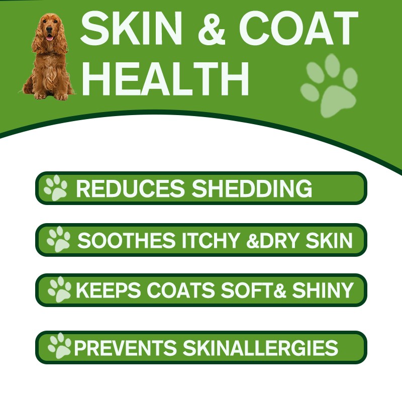 Accept Customization Effective Pet Anti-Allergy Itch Relief Chews Natural Ingredients Immune Support for Dogs