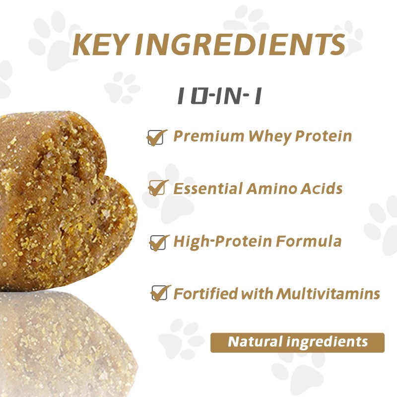 Pet Yuan Pettisup Muscle Gain Power Soft Chews Pet Nutritional Muscle Builder for Dogs Strengthens Muscle Growth