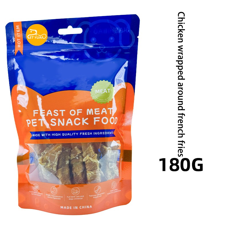 Low-price Wholesale Pet Snacks in 180g Individual Packaging Multiple Flavors Available to Meet Daily Nutritional Needs