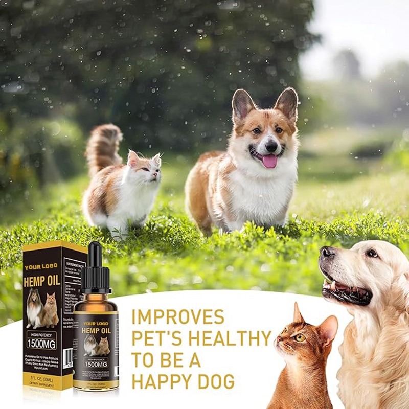 Custom Dogs Drops Relief Stress Drops Pet Nutritional Supplements Anxiety Relief Pet Treat Calming Supplement Dogs Calming Treat
