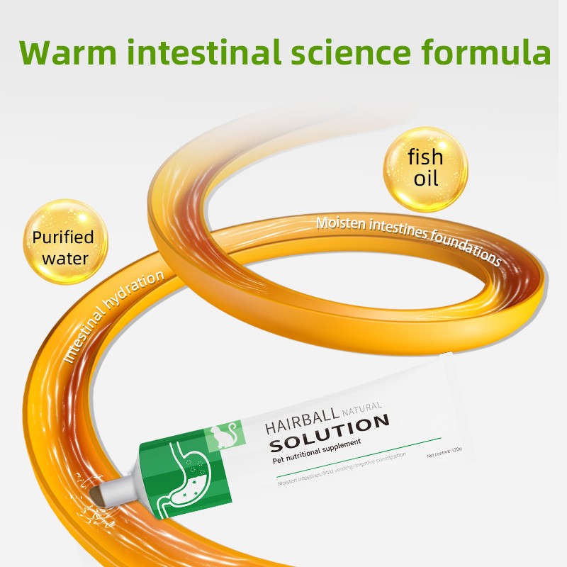 Manufacturer Wholesale 120g Nutritional Hair Cream for Cats Hair Removal Nutrition Supplement Lick Cream