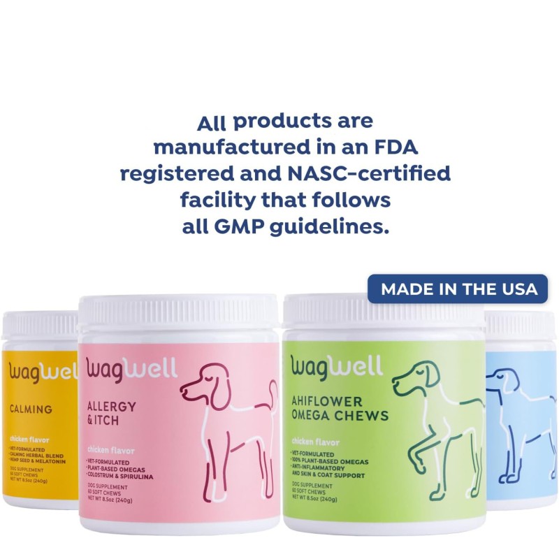 Calming Dog Chews Relief Stress Storms Barking Separation Pet Food Dog Calming Treats