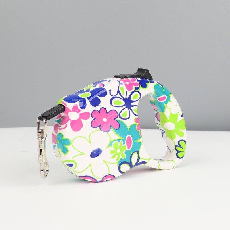 Factory Directly Walking Dog Leash Pet Traction Rope Pet Collar Explosion-proof Punching  Dog Rope