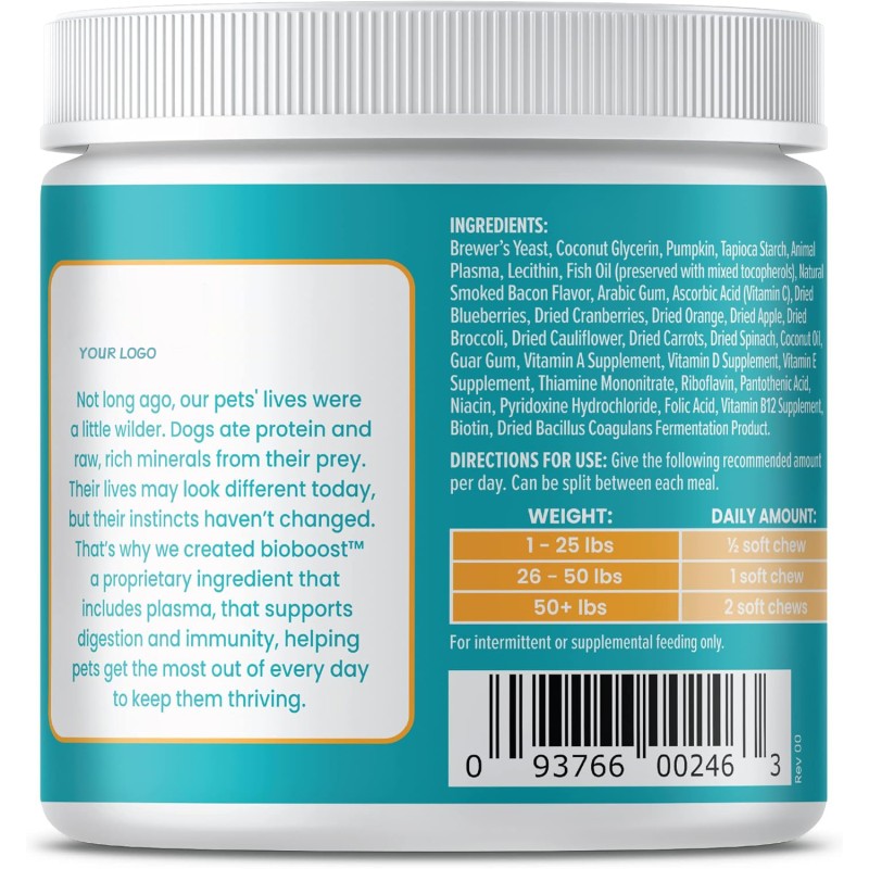 Private Logo Pet Supplement Calming Behavioral Support Supplement for Dogs and Cats