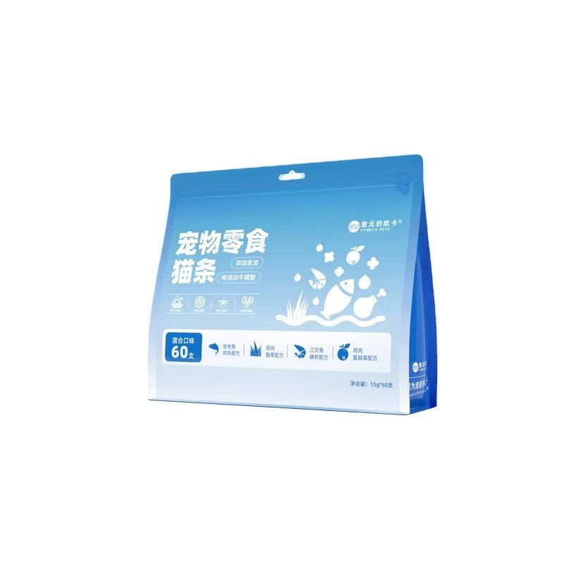 High Quality  Cat Treats Chicken Flavored Wet Pet Food  High Meat Content Creamy Bar for Cats Snack Strips Cat Treat Bars