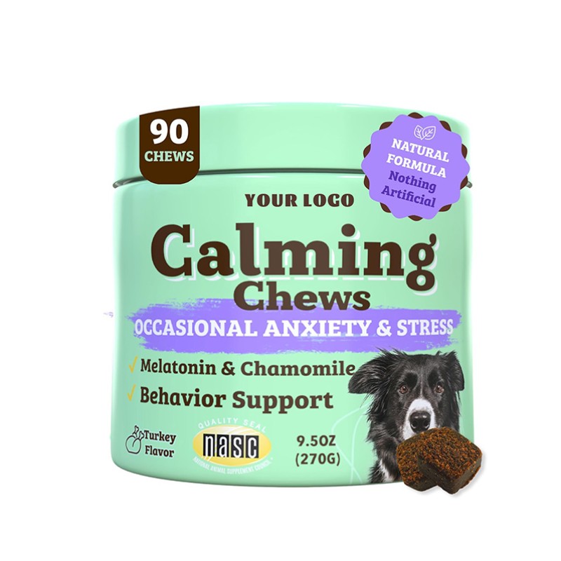 Calming Treats Chews Health Care Dog Chews and Supplements Stress Support Melatonin