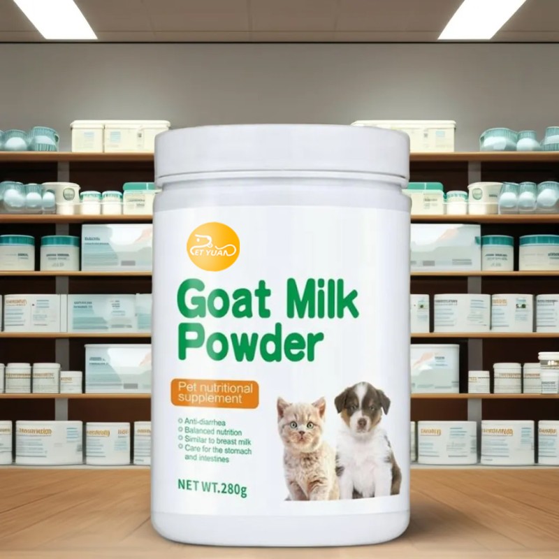 Wholesale Health Care Supplements for Dogs Cats Anti-Diarrhea Pet Goat Milk Powder in Bottles Balanced Nutrition Food Additives