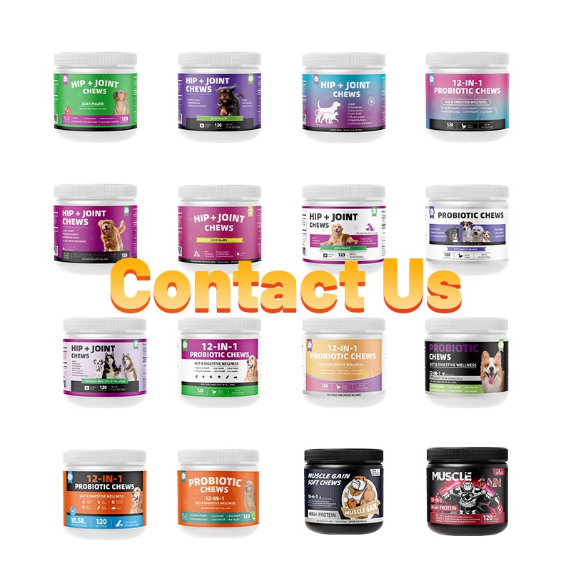 OEM Pet Health Supplement Natural Ingredients Effective Allergy & Itch Relief Pet Immune & Allergy Support Chews