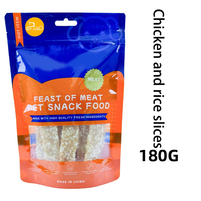 Low-price Wholesale Pet Snacks in 180g Individual Packaging Multiple Flavors Available to Meet Daily Nutritional Needs
