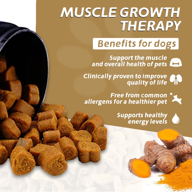 Pet Yuan Pettisup Muscle Gain Power Soft Chews Pet Nutritional Muscle Builder for Dogs Strengthens Muscle Growth