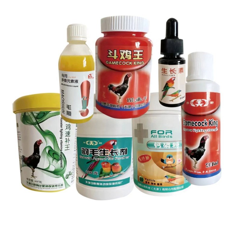 OEM Wholesale Racing Pigeon Supplements Custom Flavored Vitamins Immune Improvement Fatigue Resistance Bottles Packaging Pets