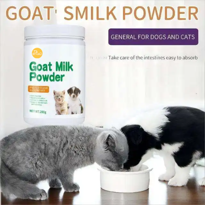 Wholesale Health Care Supplements for Dogs Cats Anti-Diarrhea Pet Goat Milk Powder in Bottles Balanced Nutrition Food Additives