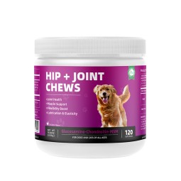 Pet Yuan Dog Cat Chews Pet Hip and Joint Support Supplement Natural Turmeric Curcumin Dog Chews