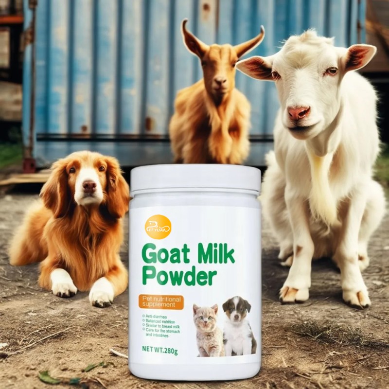 Wholesale Health Care Supplements for Dogs Cats Anti-Diarrhea Pet Goat Milk Powder in Bottles Balanced Nutrition Food Additives