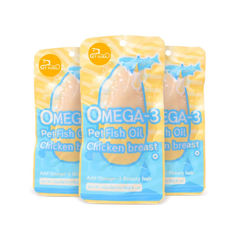 Pet Yuan Hot selling Chicken Breast Cat Snacks Steamed and Boiled Chicken Breast for Cats Food