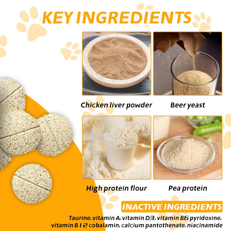 Pet Supplement High Protein  Soft Chews Immune System Strengthen  Muscles Builder Supplement Racing Dogs Bites