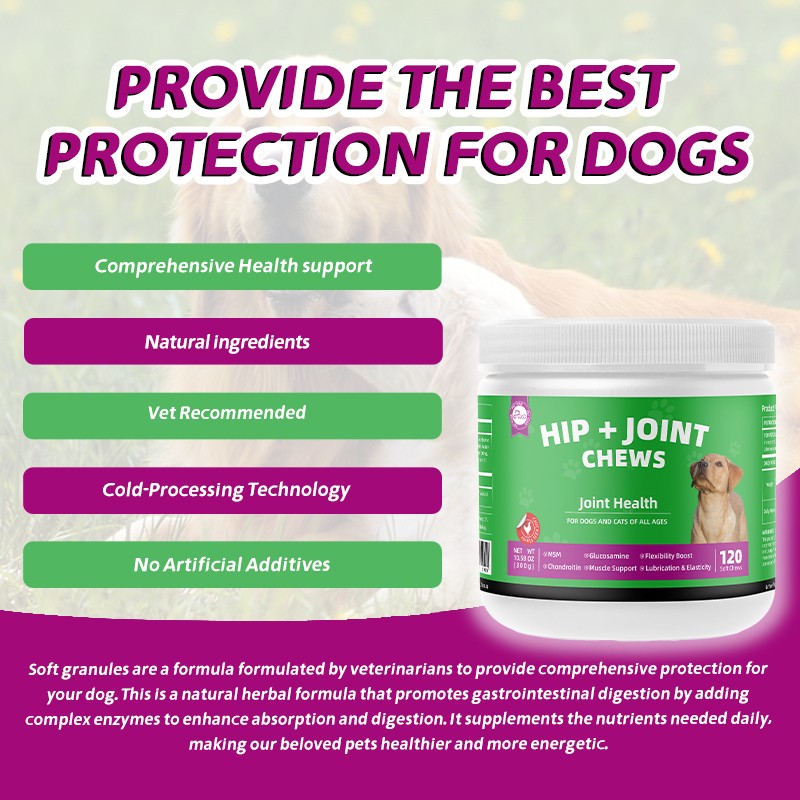 Pet Yuan  Promoting Cross-Border Health Products for Cats Dogs Glucosamine Chondroitin for Hip Joint for Pets Fish