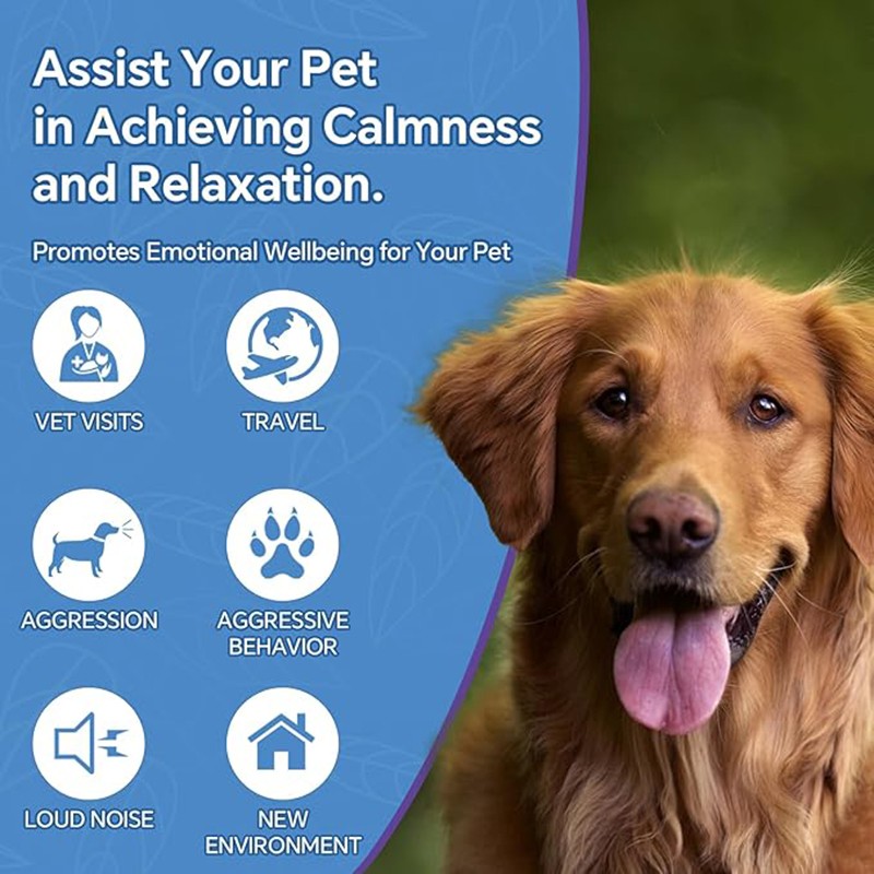 OEM Calming Treats Dogs Anxiety Relief Pet Drops Treats Dogs Nutrition and Vitamin Snack