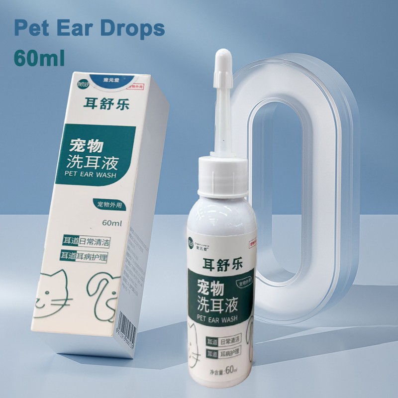 Hot Sale Effective Ear Wash Drops Dog and Cat Grooming Treats Ear Infections and Cleans Ears From Mites