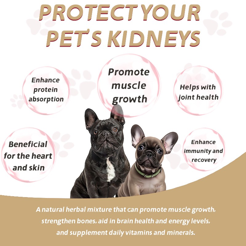 Pet Yuan Pet Health Dog Muscles Builder Supplement Dog Bully Max Muscle Building Chews Gain Weight